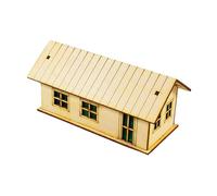 Modello di Costruzione di Una Scena architettonica in Miniatura di Una casa in Legno in 1:72 per Micro Paesaggio, Style C