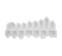 Modello di costruzione - Modellazione dimensionale, Componente di ornamenti per sculture in cemento, Matrice di gesso per architettura in miniatura, Blocco di colata in resina in silicone a 15 slot |