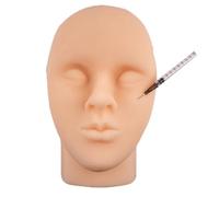 Modello di Cranio, Cuscinetto per Allenamento facciale in Silicone - Pelle del Viso - per Studenti di Medicina estetica, B, 23 cm