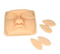 Modello di Cranio, Cuscinetto per Allenamento facciale in Silicone - Pelle del Viso - per Studenti di Medicina estetica, E, 23 cm