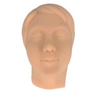 Modello di Cranio, Cuscinetto per Allenamento facciale in Silicone - Pelle del Viso - per Studenti di Medicina estetica, C, 23 cm