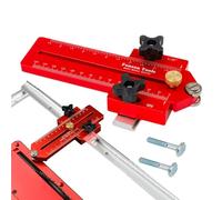 Modello di da tavolo a strappo sottile,Guida alla per da tavolo a strappo fine, Guida alla recinzione per seghetto alternativo, Accessori per da tavolo robusti, localizzatore di