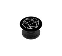 Modello di dadi dodecaedro o D12 PopSockets PopGrip Adesivo