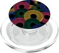 Modello di disegno a pois mandala cerchio astratto colorato PopSockets PopGrip per MagSafe