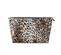 Modello di disegno del leopardo, Borsa da toilette Borsa per trucco Borsa per cosmetici Borsa da toilette da viaggio portatile