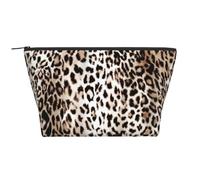 Modello di disegno del leopardo, Borsa da toilette Borsa per trucco Borsa per cosmetici Borsa da toilette da viaggio portatile