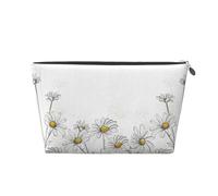 Modello di disegno delle margherite, Borsa da toilette Borsa per trucco Borsa per cosmetici Borsa da toilette da viaggio portatile