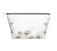 Modello di disegno delle margherite, Borsa da toilette Borsa per trucco Borsa per cosmetici Borsa da toilette da viaggio portatile