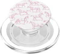 Modello di disegno estetico del cavallo rosa PopSockets PopGrip per MagSafe