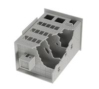 Modello di Edificio in Plastico Danneggiato 1: 144 per Diorama | Rovine Urbane per Scenari Ferroviari, Montaggio Semplice, Realismo Aumentato, per Collezionisti e Appassionati