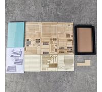 modello di edificio in scala 1:35 Scena di architettura per decorazioni