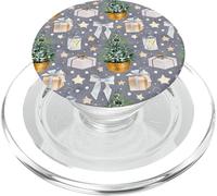 Modello di elementi bohémien di Natale PopSockets PopGrip per MagSafe