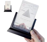 Modello di esperimento Dalton Board, Modello di dimostrazione della probabilità con Curva a Campana, Galton Board Reversibile da Tavolo, dimostrazione Efficace di leggi statistiche