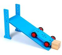 Modello di esperimento di impatto su rampa Kit di movimento for auto in pendenza Kit di dimostrazione di fisica meccanica fai-da-te Dispositivo pratico for studenti Attrezzatura didattica