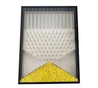 Modello di esperimento fisico Dalton Board per statistiche di distribuzione della velocità di movimento del gas, ideale per dimostrazioni didattiche in laboratorio scolastico