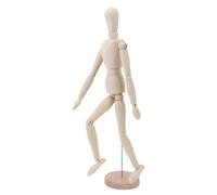 Modello di figura da disegno, manichino da disegno articolato in legno figura posizionabile con corpo flessibile di base per la decorazione della scrivania dell'ufficio