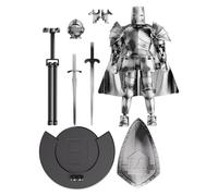 Modello Di Figura D'azione - Action Figure Multi -articolare | Figure Di Azioni Del Cavaliere Medievale, Modello Di Cavaliere A Tutto Corpo, Statue Flessibile Figurina Mobile Con Testa Rotante A 360 G