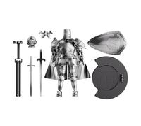 Modello di figura d'azione, Figura del robot d'azione - Modello di robot della figura d'azione del cavaliere medievale | Decorazione per figure mobili da ufficio con base staccabile per la biblioteca
