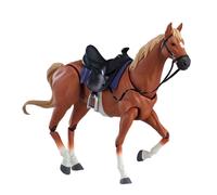 Modello di figura di cavallo dipinto, giocattolo educativo realistico, scene