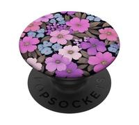 Modello di fiore colorato giardino PopSockets PopGrip Adesivo
