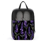 Modello di fiori di lavanda borsa per scarpe da viaggio uso quotidiano anti-polvere porta scarpe da golf