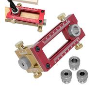 Modello di foratura per borchie,stencil per borchie,Jig di foro per la lavorazione del legno - Localizzatore, stencil di aiuto alla perforazione, fissaggio di perni, trapano a fori per il lavoro del