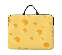Modello di formaggio giallo, Custodia per laptop da 14 pollici, borsa per notebook, custodia per laptop, valigetta con maniglia