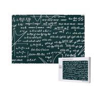 Modello di formule matematiche scritte a mano,Puzzle in legno da 1000 pezzi per famiglie, puzzle per adulti e adolescenti