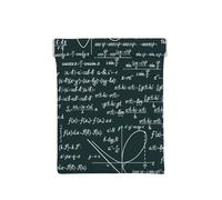 Modello di formule matematiche scritte a mano, Spremere il portafoglio superiore da donna Borsa portaoggetti Piccola portamonete Portamonete