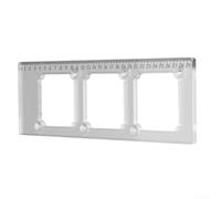 Modello di foro scatola per CN Standard 72mm Spacing, Socket Mount Finder Tool per installazione presa di corrente tipo 86, guida di foratura acrilica con layout a 3 aperture,