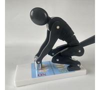 Modello di forza della colonna vertebrale per sollevamento pesi, display interattivo di sicurezza per il fitness con base, correzione della postura e strumento didattico per la protezione della colo