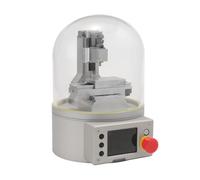 Modello di fresatrici CNC con controllo G-Code e illuminazione, simulazione di movimento a 3 assi, modello tecnico CNC desktop con alloggiamento trasparente (non si trova alcuna lavorazione effettiva)