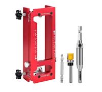 Modello Di Fresatura Per Cerniere Della Porta | 2 in 1 Accessori Carpenteria - Apriforo Per Posizione Cerniera,Per Falegnami Imprenditori Fai da te Proprietari Costruzione Me