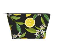 Modello di frutta e limone, Borsa da toilette Borsa per trucco Borsa per cosmetici Borsa da toilette da viaggio portatile