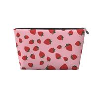 Modello di frutti di fragola, Borsa da toilette Borsa per trucco Borsa per cosmetici Borsa da toilette da viaggio portatile