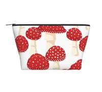 Modello di funghi rossi dell'agarico di mosca, Borsa da toilette Borsa per trucco Borsa per cosmetici Borsa da toilette da viaggio portatile