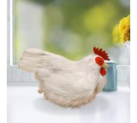 Modello di gallina, figurina realistica, modello di simulazione pollo per