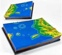 Modello di genesi dell'isola, modello di geografia del territorio,
