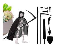 Modello Di Giocattoli Scheletri | Bamboo Hat Cloak + Arma Set, Modello Di Assemblaggio D'azione Multi-Articoli | 40 K Figura D'azione Di Fantascienza Di 40 K Licensata Serie Di Sezione Completa Di