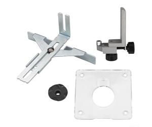 Modello di guida per bordi del router per tagliatrice a guida dritta 3710 3709, progettato per un taglio accurato dei bordi e una migliore maneggevolezza dell'utente (staffa ruota guida)