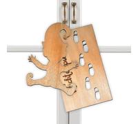 Modello di impronta di - Kit di modelli per decorazioni natalizie | Stencil riutilizzabile in legno per pavimenti, finestre, decorazioni stagionali per feste in famiglia