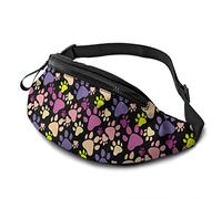 Modello di impronte di animali colorati casual sportivo leggero regolabile per sport Corsa Escursionismo Bicicletta Camminata