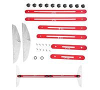 Modello di insegnamento della del profilo in alluminio Guida alla costruzione linale | Design regolabile con fissaggio scale in legno Interior Design Progetto