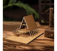 Modello di legno Model House Hobby Architectural for Layout Layout Scenery