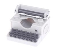 Modello di macchina da scrivere vintage con chiavi mobili Decorazione da scrivania retrò per collezionisti espositori e appassionati di storia Creativo Collector Miniature Decors