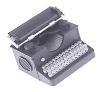Modello di macchina da scrivere vintage con chiavi mobili Decorazione da scrivania retrò per collezionisti espositori e appassionati di storia Creativo Collector Miniature Decors