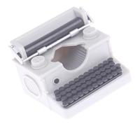 Modello di macchina da scrivere vintage con chiavi mobili Decorazione da scrivania retrò per collezionisti espositori e appassionati di storia Creativo Collector Miniature Decors