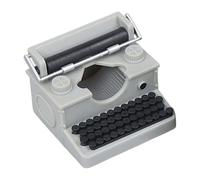 Modello di macchina da scrivere vintage con chiavi mobili Decorazione da scrivania retrò per collezionisti espositori e appassionati di storia Creativo Collector Miniature Decors
