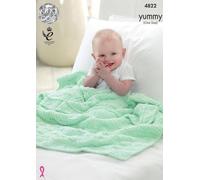 Modello Di Maglieria King Cole Yummy Coperte 4822