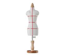 Modello di manichino da cucito flessibile mini: 1/2 1/3 1/4 Forma di abito in scala per sartoria, completamente posizionabile per le modifiche accurate per la creazione di motivi e il raccordo